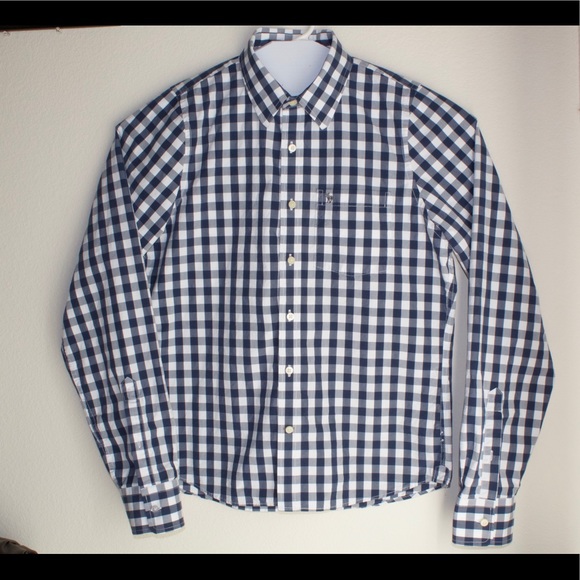 Abercrombie & Fitch Dress Shirt Long Sleeve - Picture 1 of 4